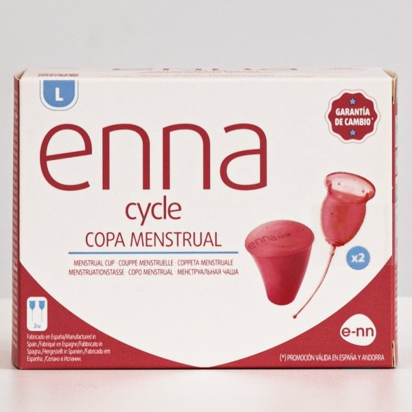 Enna Cycle Copa Menstrual Kit 2 Unidades Talla L 