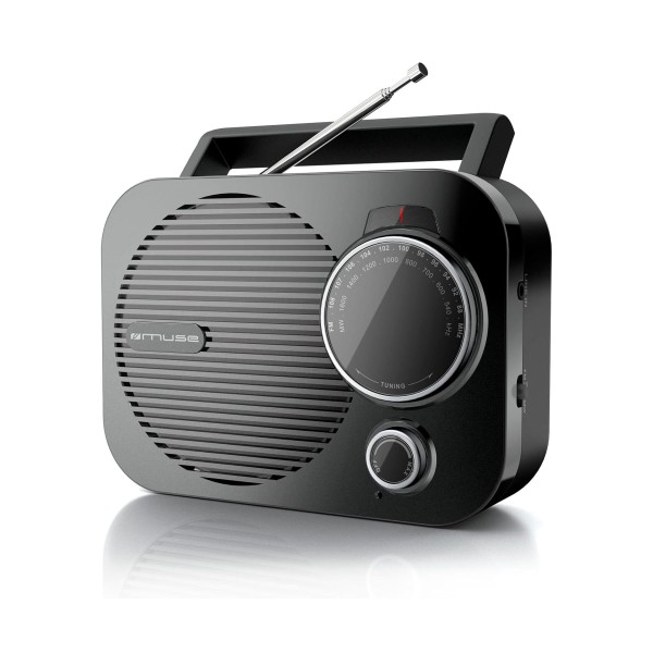 Muse m-050 r black / radio portátil