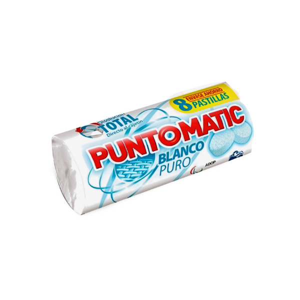 Puntomatic detergente Blanco Puro 8 pastillas