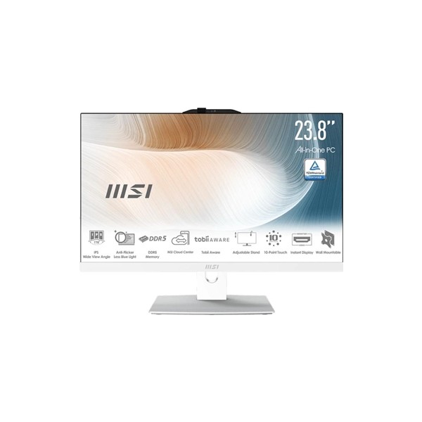 Msi am242p-2202eu i7-150u 16gb 512 dos 24" blanco